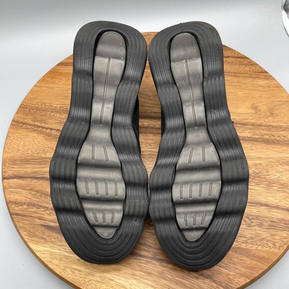 Skechers Go Walk Massage Fit Ripple Shoes Mens Size 10 Black Slip On Comfort - Picture 7 of 8